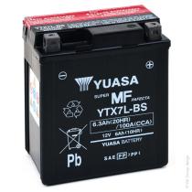 Yuasa YTX7LBS - Batería  moto YTX7L-BS Yuasa 6 Ah Maintenance Free