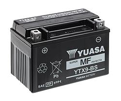 Yuasa YTX9BS - Batería  moto YTX9-BS(CP)12V Yuasa 8 Ah Maintenance Free