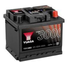 Yuasa YBX3063 - Batería Turismo  45AH 425A 12V + dcha