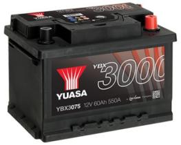 Yuasa YBX3075 - Batería Turimo  60AH 550A 12v + Dcha